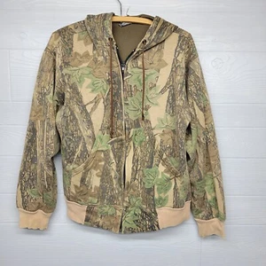 Vintage Ace Sportswear Camouflage Camo Jacket Size Large Made In USA - Picture 1 of 10
