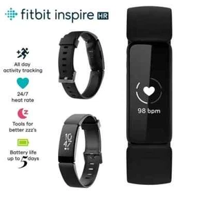 Fitbit Inspire HR Fitness Smartwatch Heart Rate Monitor Activity Tracker UK - Picture 1 of 7