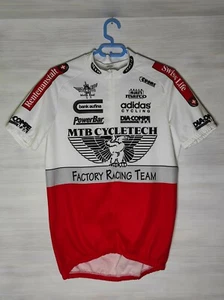 CAMICIA MTB CYCLETECH FACTORY RACING TEAM ODLO ADIDAS JERSEY CICLISMO TAGLIA XL - Foto 1 di 8