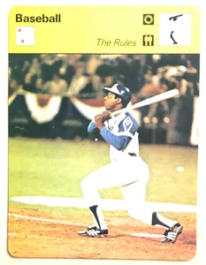 HENRY AARON 1977 Sportscaster Card #11-09 ATLANTA BRAVES "The Rules" - Picture 1 of 1