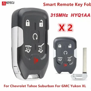 2X Llavero remoto de repuesto para GMC Yukon Smart Prox 2015-2020 HYQ1AA 315 MHz - Imagen 1 de 5