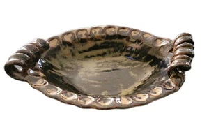 Mississippi Huella Dactilar Cerámica Ponotoc Ms Baratija Caramelo Arte Plato Decoración del Hogar De Colección - Imagen 1 de 6