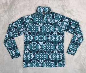 Damen Eddie Bauer Southwestern Pullover Langarm Fleece Gr. Small - Bild 1 von 6