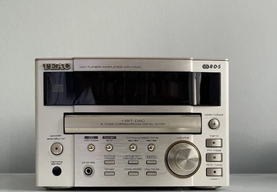 TEAC CR-H100, Tuner, Verstärker, Fernbedienung, Anleitung - CD DEFEKT - Bild 1 von 4