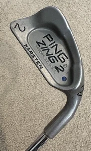 Ping Zing 2 Blue Dot 39.5” 2 Iron w/ Steel JZ Flex Shaft excellent condition - Picture 1 of 9