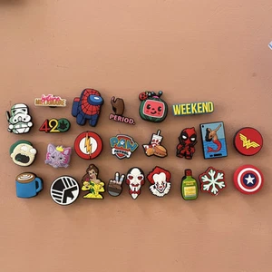 21 Jibbitz Collection Crocs IT Saw Deadpool 420 Flash Rick and Morty Good Stuff - Picture 1 of 5