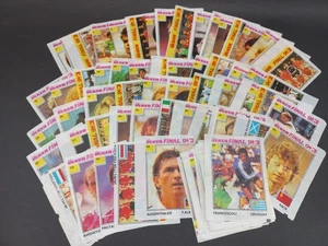 Vintage Bubble Chewing Gum Wrappers FINAL 90 set 69 pcs.Football Gum Liners 1990 - Picture 1 of 10