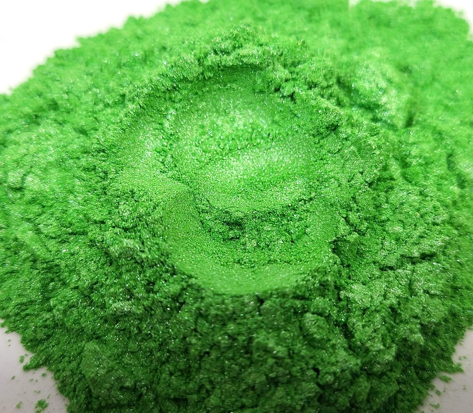 Light Sabre Green Pearl Mica Pigment Custom Automotive Basecoat Paint Aerosol Foto 1 de 4