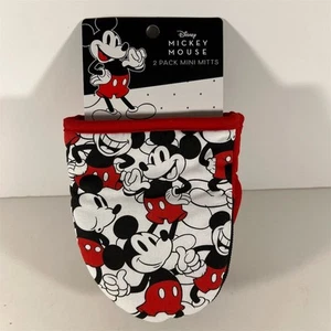 Disney Mickey Mouse Rot Mini Ofenhandschuhe 2 Stück - Bild 1 von 4