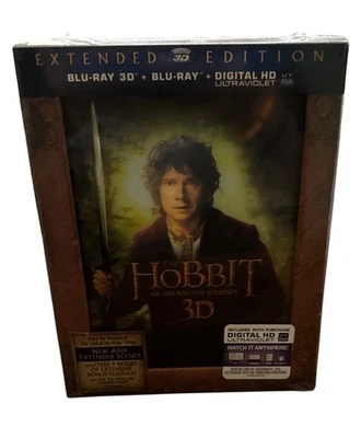 The Hobbit: an Unexpected Journey Extended Edition Five-Disc Set Blu-ray 3D - Image 1 of 4