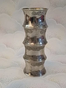 Vintage Serviettenringe silberfarben x 4 - Bild 1 von 4