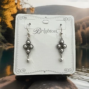 Brighton Earrings Pretty Tough Dot French Wire NWT JA7980 - Picture 1 of 5