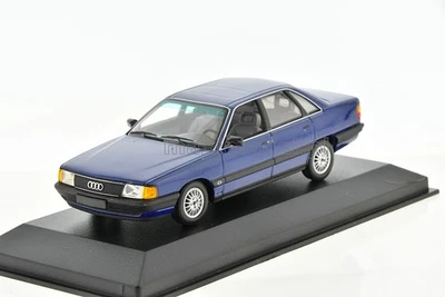 AUDI 100 2.3E C3 Blue metallic 1990 1/43 MINICHAMPS - Image 1 of 4