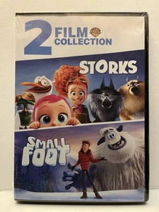 Storks and Smallfoot 2 Film Collection (DVD) Andy Samberg, Jennifer Aniston NEW - Picture 1 of 2