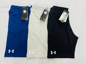UNDER ARMOUR TERRY COTTON SWEAT SHORTS FOR MENS - Picture 1 of 4
