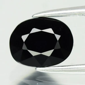 💎 1.14ct 6.5x5.2mm Oval Natural Dark Blue Spinel - Tanzania Gemstone - Picture 1 of 4