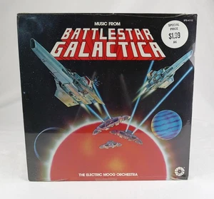 SEALED 1978 Battlestar Galactica OST LP Vinyl Record Springboard RARE - Picture 1 of 2
