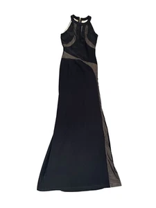 Emerald Sundae S Long Black Dress Cocktail Wedding Guest Formal Gown NWT - Picture 1 of 9