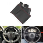 Black Breathable Leather Steering Wheel Cover For Mazda 3 Axela 04-09 MPV 04-06