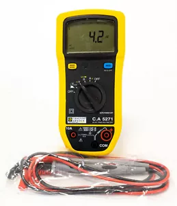 Chauvin Arnoux CA5271 Multimetro digitale Palmare multimetro DMM Fluke - Foto 1 di 5