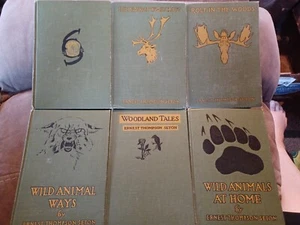 RARE 6 Vol Library Pioneering & Woodcraft Ernest Thompson Seton ILLUSTRATED - Imagen 1 de 24