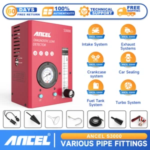 Detector de fugas de tubo de combustible de vacío de modo dual ANCEL S3000 EVAP máquina de humo para automóvil - Imagen 1 de 17