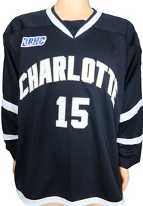 BRHC Blue Ridge Hockey Conference Charlotte #15 Jersey Sz XL Kobe RARE Vintage - Bild 1 von 7