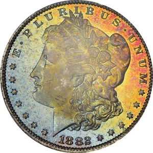 1882 O PCGS MS64 PL CAC Morgan Silver Dollar Toned!! - Picture 1 of 6