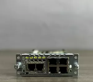 Cisco NIM-2FXS/4FXO 2-Port FXS 4-Port Network Interface Module Same Day Shiping - Picture 1 of 6