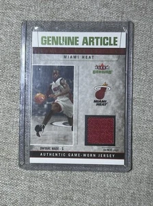 2004-05 Fleer Genuine Basketball Card GENUINE ARTICLE PATCH #GA/DW Dwyane Wade - Picture 1 of 8
