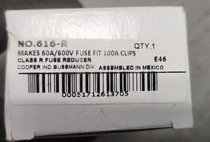 BUSSMANN 616-R 600V 60/100A NSMP - Imagen 1 de 2