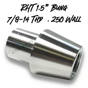 7/8-14 RHT 1.5" .250 Wall Weld Bung Rod End Heim Tube Adapter UTV ATV Suspension - Foto 1 di 4