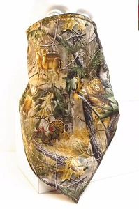 Forest Animal Camo fleece lined bandana motorcycle hunting face mask - Picture 1 of 1