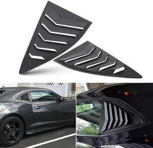 Cubierta de persianas de ventana lateral de 2 piezas para Chevy Camaro 2010~2015 cubierta de parasol - Imagen 1 de 7