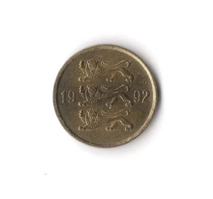 1992 Estonia - 10 Senti - 323 - Copper Aluminum Nickel - 1.8g - Picture 1 of 2