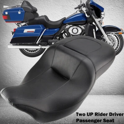 Rider & Driver Passenger Two-up Seat For Harley Electra Glide Ultra Limited 08+ Foto 1 de 4