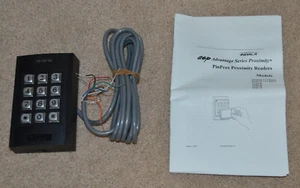 Dispositivo de acceso a teclado de proximidad Indala Black Metal Key FP5071B/10111k01 PinProx - Imagen 1 de 6