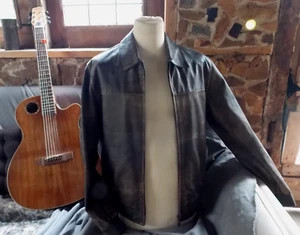 Herren Lederjacke von Milestone Benedikt aus Lammleder in Gr. 52 stone-washed - Bild 1 von 15