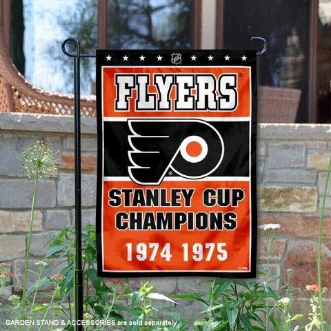 Philadelphia Flyers 2 Time Stanley Cup Champions Garden Flag and Yard Banner Cover