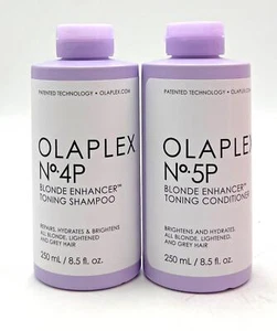 Olaplex No. 4 P & NO.5 P Blonde Enhancer Toning Shampoo & Conditioner 8.5 oz Duo - Picture 1 of 1
