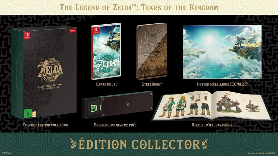 EDITION COLLECTOR The Legend Of Zelda Tears Of The Kingdom Switc - Photo 1/1