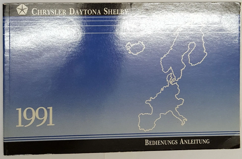 Betriebshandbuch Istruzioni Chrysler Daytona Shelby 2.5 Turbo 1991 - Tedesco - Immagine 1 di 1