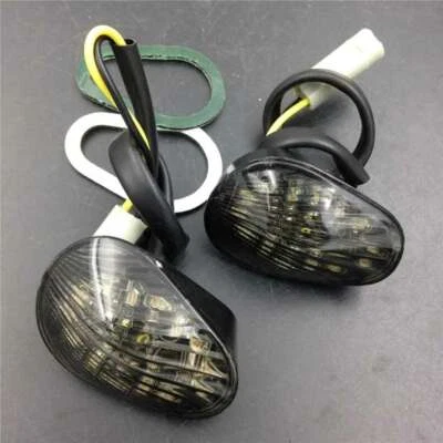 Luz de señal de giro LED de humo montaje empotrado para Yamaha YZF R1 R6 2003-2008 2005 2004 Foto 1 de 4