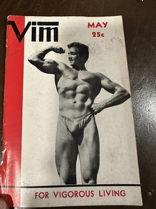 Vim-May 1956-Male Beefcake Magazine-Vintage-Gay Interest - Bild 1 von 6