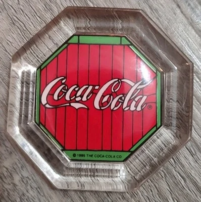 1995 Vintage Coca-Cola Coke Magnet Clear Red Green Collectible - Image 1 of 3