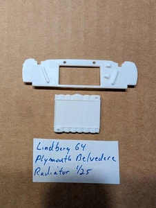 LINDBERG 64 PLYMOUTH BELVEDERE RADIATOR NEW! 1/25 - Picture 1 of 1