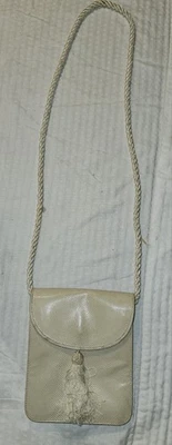Bolso Club Susan Gail Vintage Años 80 Hecho de Piel de Serpiente 6" Ancho 7" Alto  Foto 1 de 4