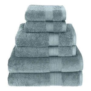 Kaufman - Luxury 100% Cotton Towels | 6 Piece Bath Towel Set | 2 Bath Towels ... - Bild 1 von 7