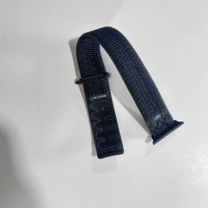 Original Apple Watch NIKE Sport loop 45MM Midnight Blue/Pure Platinum - Photo 1 sur 7