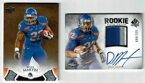 Doug Martin 2012 SP Authentic RC Auto Patch 2011 Exquisite Boise State Broncos - Picture 1 of 5